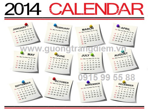 Gương trang điểm làm lịch tết rất nghệ thuật và sang trọng Gương trang điểm làm lịch tết rất nghệ thuật và sang trọng