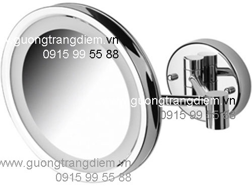 Gương trang điểm treo tường có đèn LED một mặt TGG2 có độ phóng lớn 3 lần Gương trang điểm treo tường có đèn LED một mặt TGG2 có độ phóng lớn 3 lần